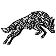 Zentangle Wolf DXF File – CNC Cutting Design | AWWOLF136