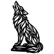 Zentangle Wolf DXF File – CNC Cutting Design | AWWOLF37