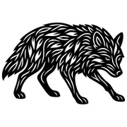 Zentangle Wolf DXF File – CNC Cutting Design | AWWOLF38