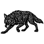 Zentangle Wolf DXF File – CNC Cutting Design | AWWOLF59