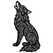 Zentangle Wolf DXF File – CNC Cutting Design | AWWOLF72
