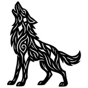 Zentangle Wolf DXF File – CNC Cutting Design | AWWOLF76