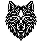 Zentangle Wolf Head DXF File – CNC Cutting Design | AWWOLF36